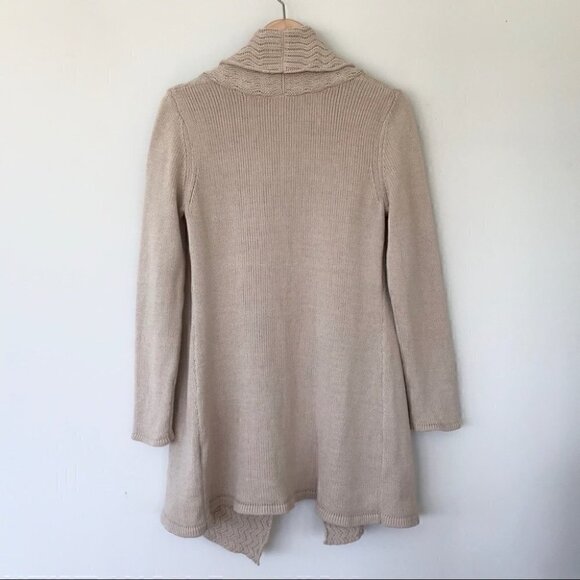 Leo &  Nicole open cardigan in a cotton blend - Picture 3 of 6